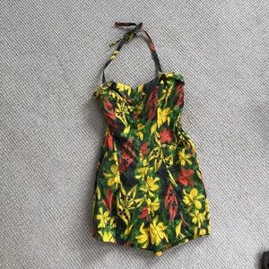 Vintage Hawaiian playsuite